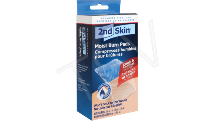 Compresses humides pour brûlures 2nd Skin(MD), 2" x 3", Classe 2